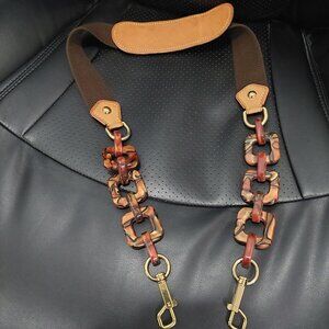 Rare Authentic Louis Vuitton Stephen Sprouse Tortoise Resin Shoulder Strap